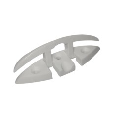 CORNAMUSA PLASTICA PLEGABLE BLANCA X UNIDAD