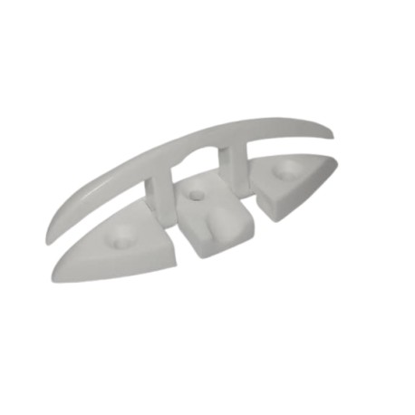 CORNAMUSA PLASTICA PLEGABLE BLANCA X UNIDAD