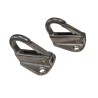 SET DE 2 GANCHOS METALICOS PARA ATORNILLAR 